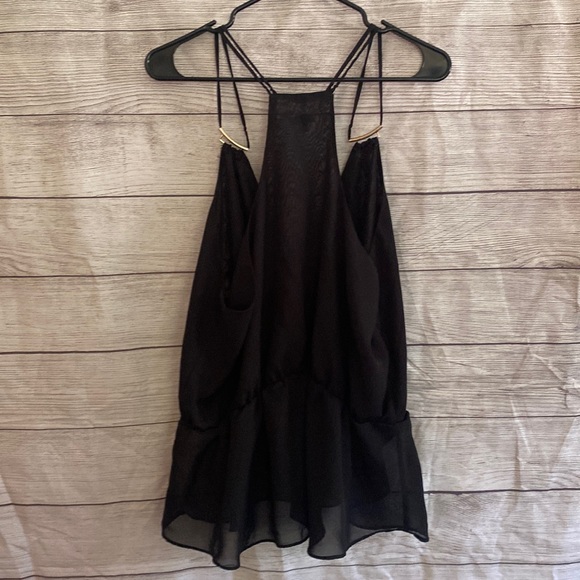 Black Racerback tank top - Picture 2 of 4